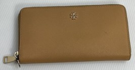 Tory Burch Emerson Zip Passport Wallet 7.75” By 4”  See Piping On One Side Camel - £22.69 GBP