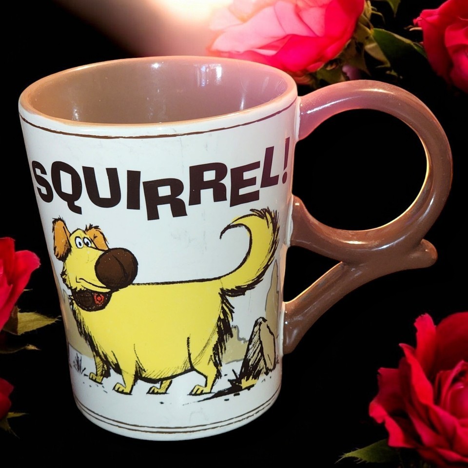 Disney Parks Pixar UP Doug &amp; Kevin Squirrel Mug - $14.44