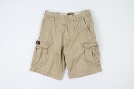 Vintage Abercrombie &amp; Fitch Mens 32 Distressed Heavyweight Cargo Shorts Brown - £41.93 GBP