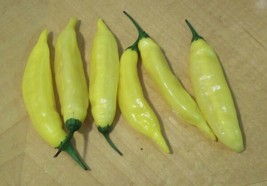 Hot Lemon Pepper Seeds 30 Lemon Drop Aji Limon Vegetable Home Garden - £4.72 GBP