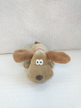 Kennel Kuddles Tara Toy Corp 4” Tan Pink Collar Plush Puppy Dog Vintage - £6.97 GBP