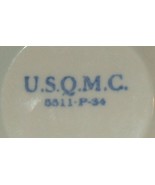 Vintage 1930s-1940s US Army QMC Quarter Master Corps soup/salad bowl cer... - $25.00