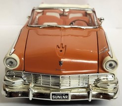 Ertl American Muscle 1956 Ford Fairlane Sunliner Coral 1:18 Diecast Car - £33.32 GBP