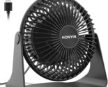 Small Usb Desk Fan, 3 Speeds Desktop Table Cooling Fan, 360 Rotatable, S... - $18.99