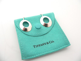 Tiffany &amp; Co Silver Gehry Morph Dangling Dangle Earrings Rare Gift Love Pouch - £372.02 GBP