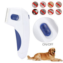 Professional Electric Flea Comb Dog Cat Pets Anti Flea Pet Brush Grooming Tool - £17.57 GBP