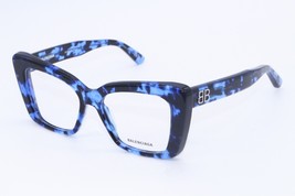 New Balenciaga Bb 0297O 004 Blue Havana Authentic Frames Eyeglasses 52-16 - £451.19 GBP