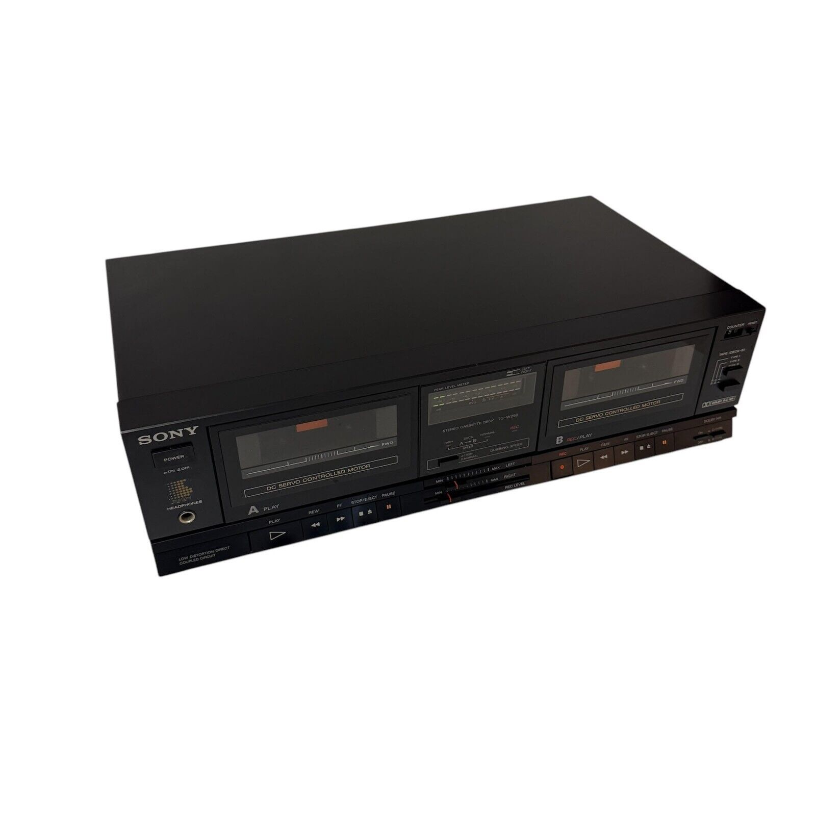 Sony Dual Cassette Deck Dubbing Stereo Dolby B-C Recorder Needs Service ... - $23.59