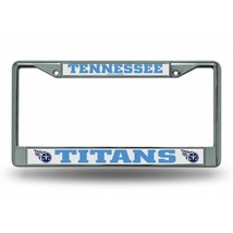 tennessee titans nfl football team logo chrome license plate made in usa - £24.12 GBP