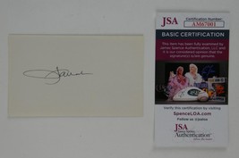 Farrah Fawcett Signed 3x5 Index Card Autographed Charlies Angels JSA COA - £401.91 GBP