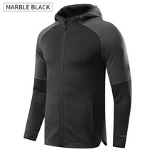 Fitness Clothing Men&#39;S Running Equipment  Quick-Dry Hooded Spring And Autumn Jac - £86.95 GBP
