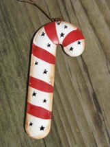 OR-307 - Candy Cane Metal Christmas Ornament  - $1.95