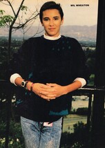 Wil Wheaton - Sean Astin - 11" x 8" Teen Magazine Pinup Mini Poster Clip... - $5.94