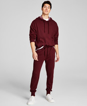 Mens Fleece Jogger Sweat Pants Dark Maroon Size Small AND NOW THIS $39 -... - £14.36 GBP