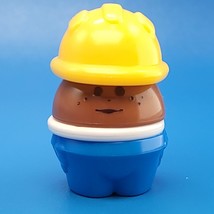 Little Tikes Toddler Tots Chunky Figure African American Construction Worker Man - £3.48 GBP