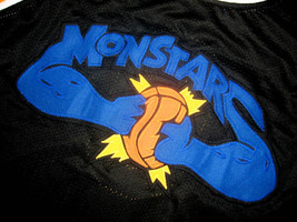 Any Name & Number Monstars Tune Squad Space Jam Basketball Jersey Black Any Size image 4
