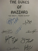 The Dukes of Hazzard Signed TV Script Screenplay X9 Autograph Tom Wopat John Sch - £13.36 GBP