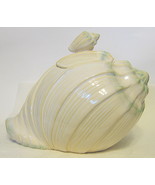Sea Shell Tureen Shoreline Collection Home Studio Ceramic 10 Inch Length - $54.99