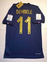 Ousmane Dembele France 2022 World Cup Qatar Match Slim Blue Home Soccer Jersey - £79.69 GBP