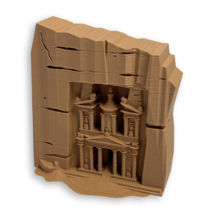 Al-Khazneh Model – The Treasury, Petra, Jordan Replica - Ancient World W... - $19.99