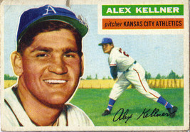 Topps #176 Alex Kellner baseball card 1956  - $15.00