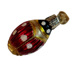 Old World Christmas 2018 - Glass Lucky Ladybug Christmas Ornament (New) - £7.54 GBP