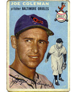 Topps #195  Joe Coleman baseball card 1954 - €12,92 EUR