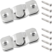 10 Sets Flush Mount Bracket with Screws, Heavy Duty Picture Hangers, Sta... - $15.98