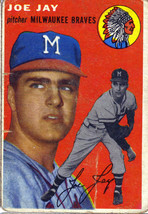 Topps #141 Joe Jay baseball trading card 1954 - $15.00