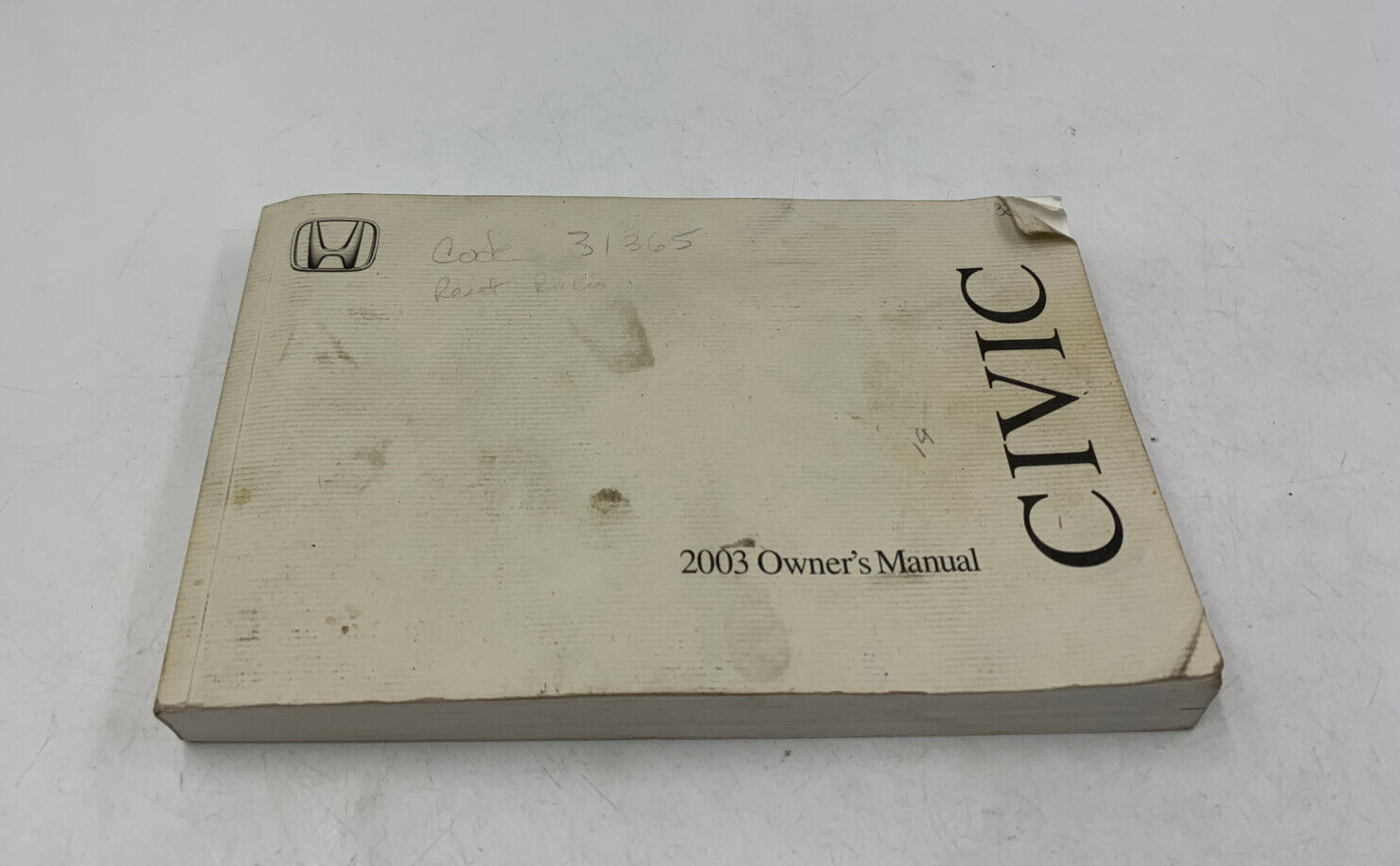 2003 Honda Civic Owners Manual OEM D03B36044 - $35.99