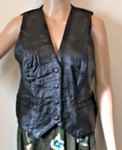 Mipiel Leather Women’s Vest Size M - $23.38