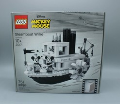 LEGO Steamboat Willie LEGO Ideas (21317) 751 Pieces Disney Mickey Mouse ... - £139.98 GBP