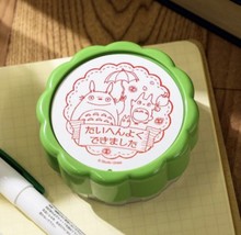 Original Ghibli Studio - My Neighbor Totoro - Totoro Round Stamp, Gift for Daugh - £22.37 GBP