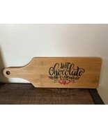 Savvy Creations Hot Chocolate Bar Bamboo Serving Board - $32.90 CAD