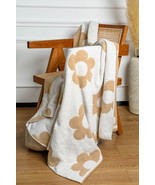 Parchment Floral Printed Soft Throw Blanket 127*152cm - $46.00