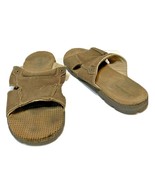 Gotcha Mens Brown Canvas Slides Sandals Comfort Size 13 - £10.44 GBP