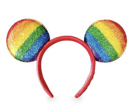 Disney Parks Rainbow Disney Pride Collection Mickey Mouse Headband NWT - £21.35 GBP