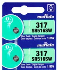 Murata 317 SR516SW Battery 1.55V Silver Oxide Watch Button Cell - Replac... - $3.01