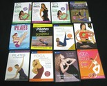 12 DVD Lot Pilates Yoga Gaiam Workout Dummies 10 Minute Solution Weightl... - $17.81