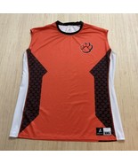 BSN Sports Clemson Tigers Orange Black White Paw Print Sleeveless 3XL Je... - $26.28 CAD