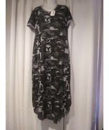 Boutique Story Teller Womans Dress Camo Print Medium - $284.15 MXN