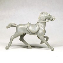 Cohn Bergen-Style Gray Running Horse Vintage 1950s Hard Plastic Western ... - $180.96 MXN