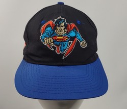 Superman Vintage Hat Cap Snapback Embroidered Youth Size 1994 DC Comics - £11.92 GBP