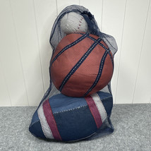 Pottery Barn Kids Sports Decor Bed/ Throw Pillows/Football Basketball Ba... - $59.99