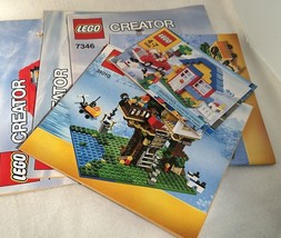 Lot Of Lego Instruction Manual Booklets, 7346 - 3, 31010-2, 3177, 5899 - £8.14 GBP