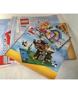 Lot Of Lego Instruction Manual Booklets, 7346 - 3, 31010-2, 3177, 5899 - £8.56 GBP