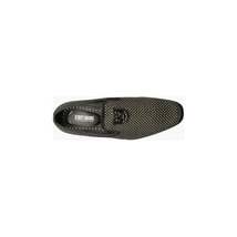 Stacy Adams Men Shoes Swagger Studded Slip On Satin Black Gold 25228-715 image 4