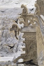 Poster Decor wall Art Nouveau design.Luc Olivier Merson mystical painting.15357 - £12.91 GBP+