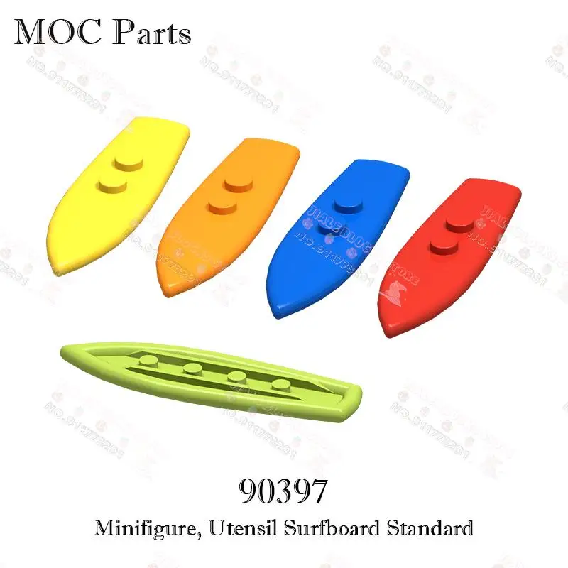 10PCS MOC Parts 90397 Utensil Surfboard Standard Building Blocks DIY Figure Acce - £18.77 GBP