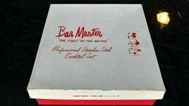 Bar Master &#39;&#39;The Toast of the Nation&#39;&#39; Cocktail Set in Box - $74.95